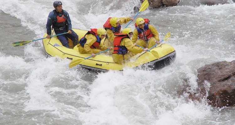 Rafting en el río Mendoza