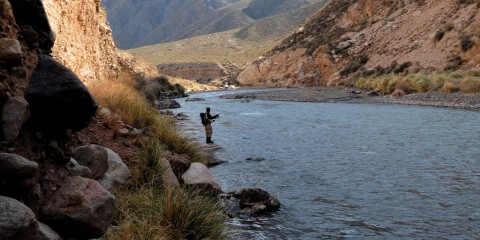 Circuitos de pesca: río Mendoza