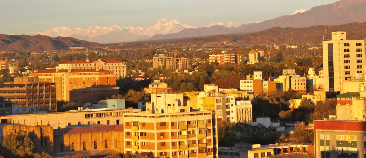 Ubicación geográfica de la ciudad de Mendoza