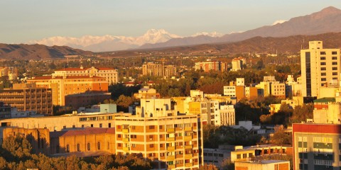 Ubicación geográfica de la ciudad de Mendoza