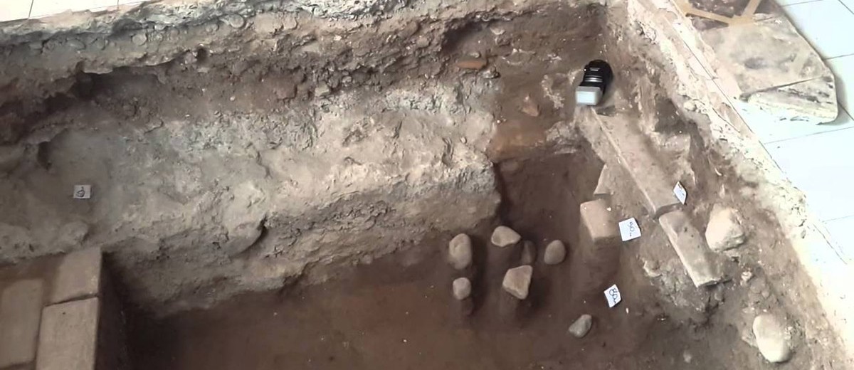 Excavaciones en la Casa de San Martín en Mendoza